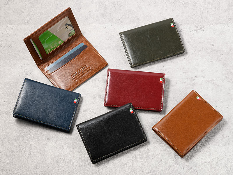 MILAGRO イタリアンレザー・パス&カードケース