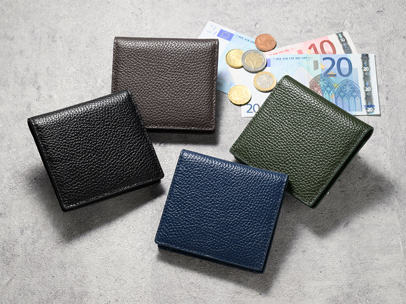 MILAGRO piatto イタリアンシュリンクレザー・薄型コンパクト財布