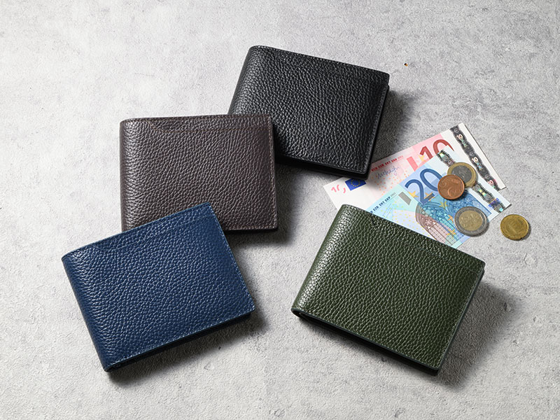 MILAGRO・イタリアンシュリンクレザー・2つ折り財布