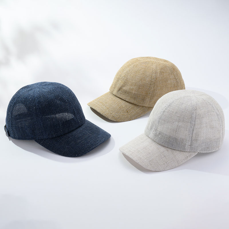 ORIHARA STYLE 尾州からみ織り・麻キャップ