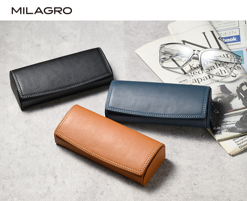 MILAGRO キップレザー・眼鏡ケース