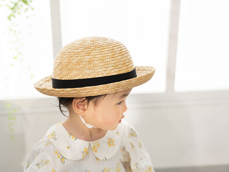 田中帽子店 Louna（ルナ）麦わら セーラー帽子
