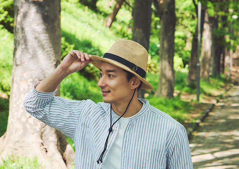 田中帽子店 Bailey（ベイリー）ラフィア 中折れつば広帽子