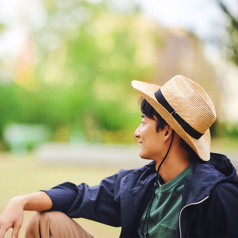 田中帽子店 Alek（アレック）麦わら ウエスタン風ハット