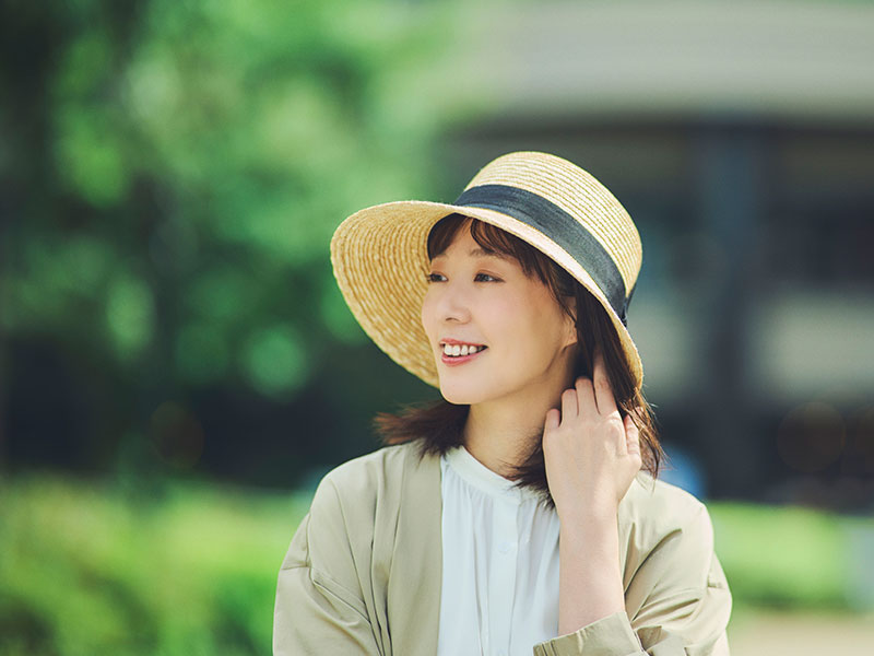 田中帽子店 Olivia（オリビア）麦わら 女優帽