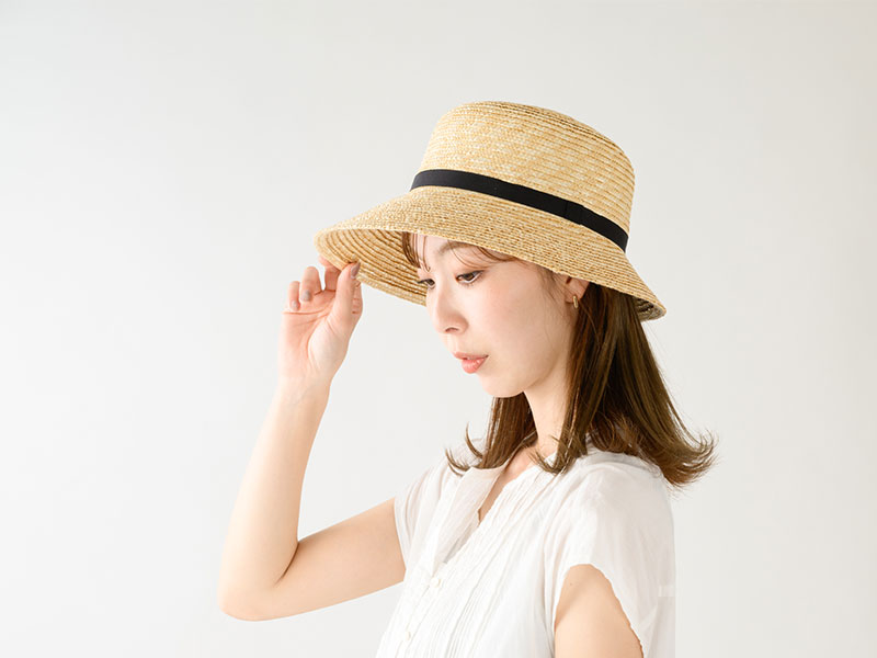 田中帽子店 Franka（フランカ）麦わら女優帽