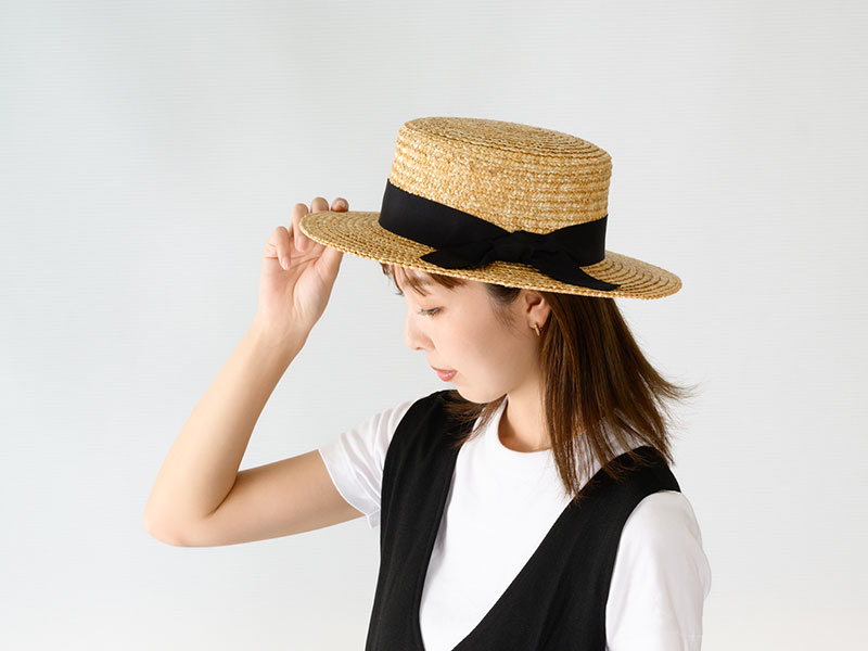 田中帽子店 Berni(ベルニ)鬼麦 長つばカンカン帽