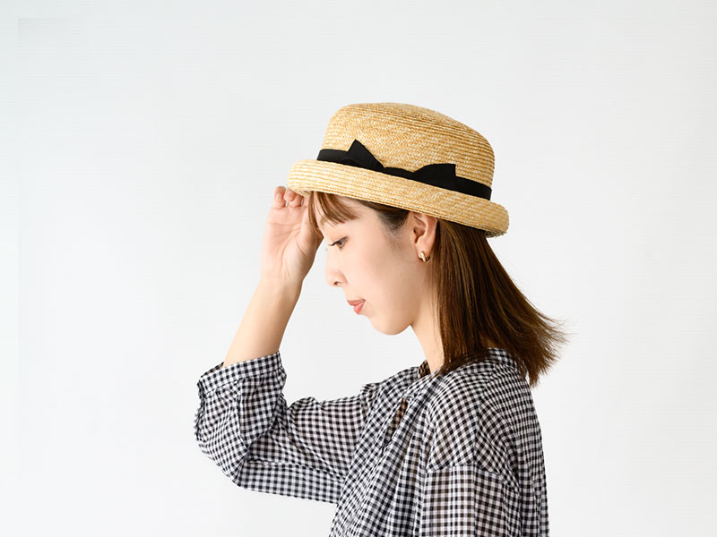 田中帽子店 ABELLA（アベラ）麦わら女性用帽子