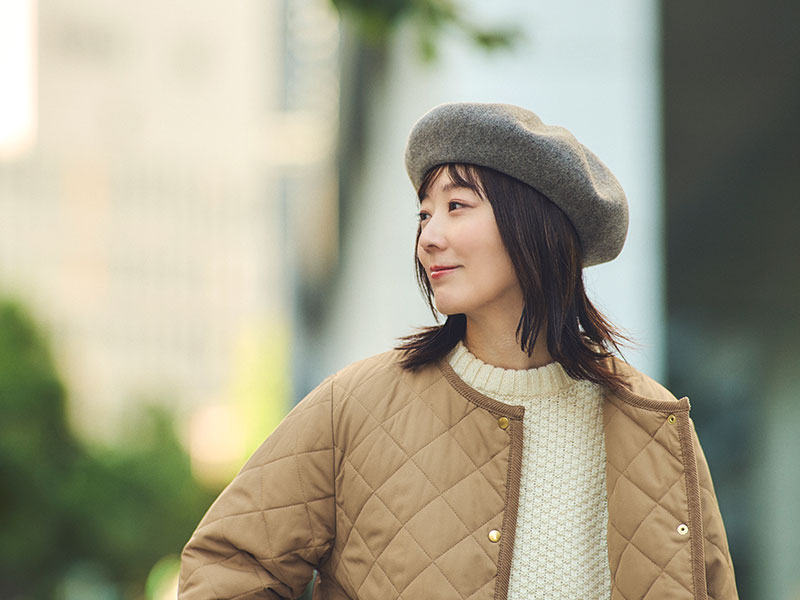 YOKOI BERET ALIN（アリン） つまみベレー帽 