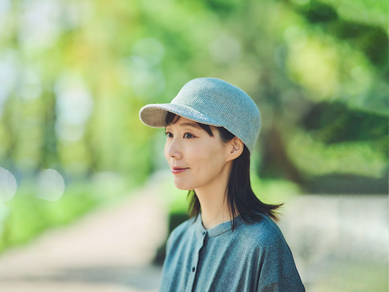 YOKOI BERET KOHARU(コハル) 麻混 キャップ