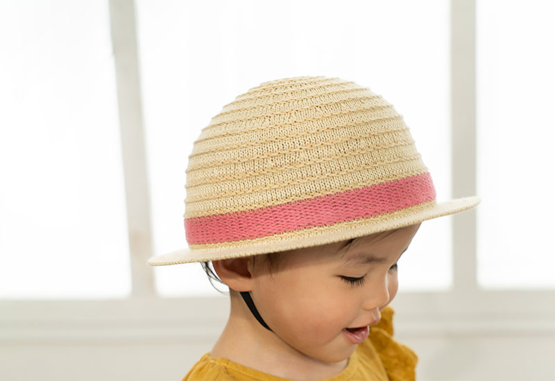 YOKOI BERET HARU（ハル）麦わら風帽子・子供用
