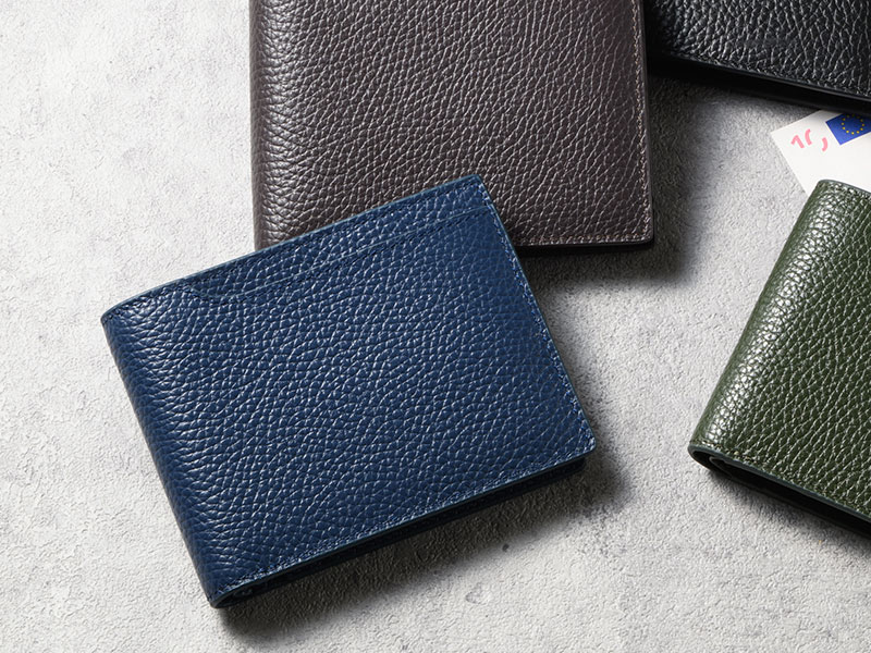 MILAGRO・イタリアンシュリンクレザー・2つ折り財布