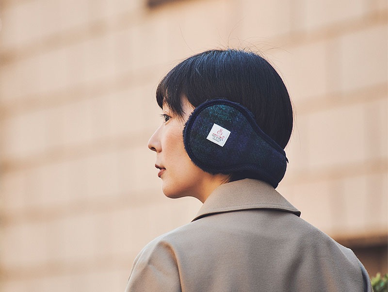 MILAGRO 英国ハリスツイード・イヤーウォーマー