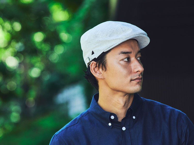 ORIHARA STYLE 近江の麻・麻メッシュハンチング