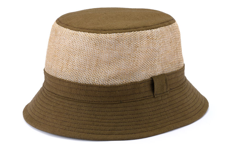 尾州からみ織り・風が通るハット