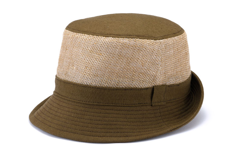 ORIHARA STYLE 尾州からみ織り・風が通るアルペンハット