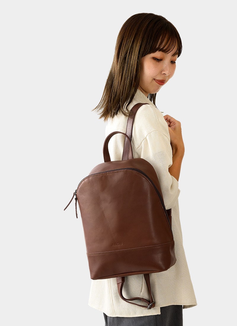 ANON ナチュラルレザー・ミニバックパック