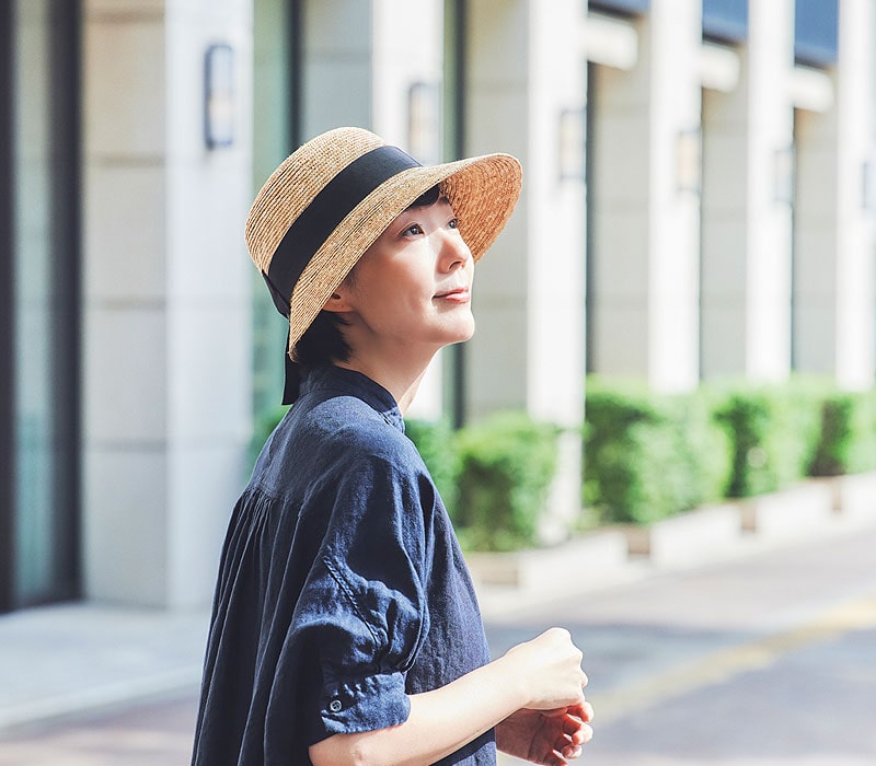 田中帽子店 Anne（アンヌ）麦わら 女優帽