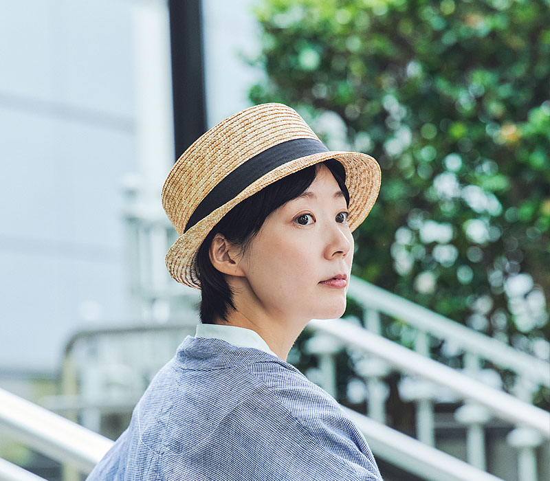 田中帽子店 Colette（コレット）麦わら カンカン型 中折れハット