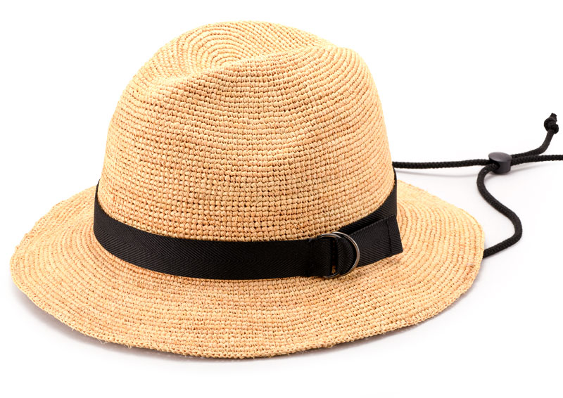 田中帽子店 Bailey（ベイリー）ラフィア 中折れつば広帽子