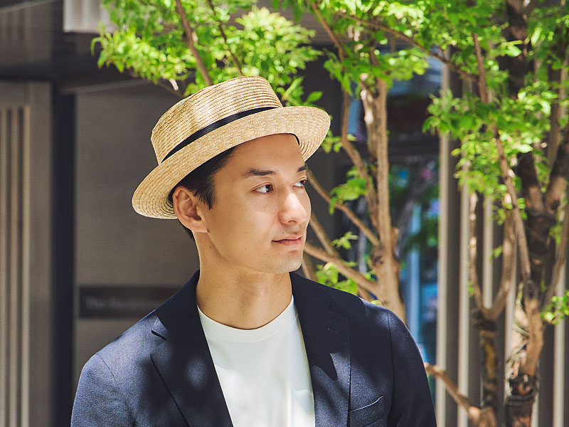 田中帽子店 Ario（アーロ）麦わら 欧米型ポークパイハット