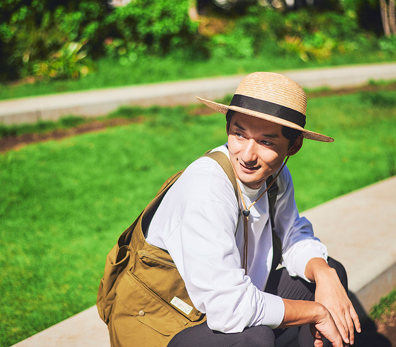 田中帽子店 Roger（ロジャー）麦わら つば広丸型ハット