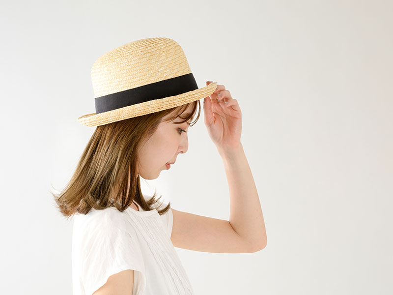 田中帽子店 Nicole（ニコル）麦わらセーラーハット