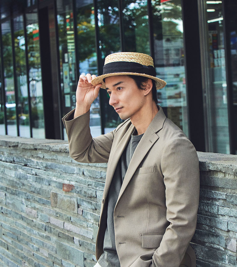 田中帽子店 Orge（オルジュ）花麦カンカン帽