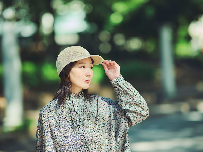 YOKOI BERET KOHARU(コハル) 麻混 キャップ