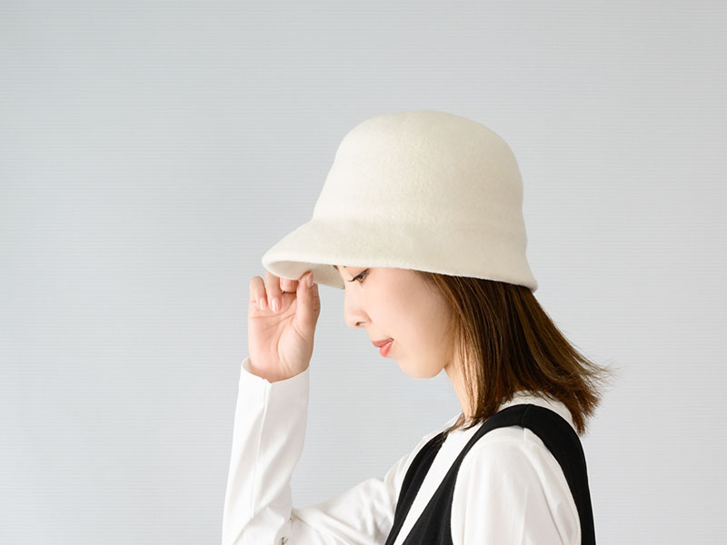 YOKOI BERET Berta2(ベルタ) ウールクロッシェ