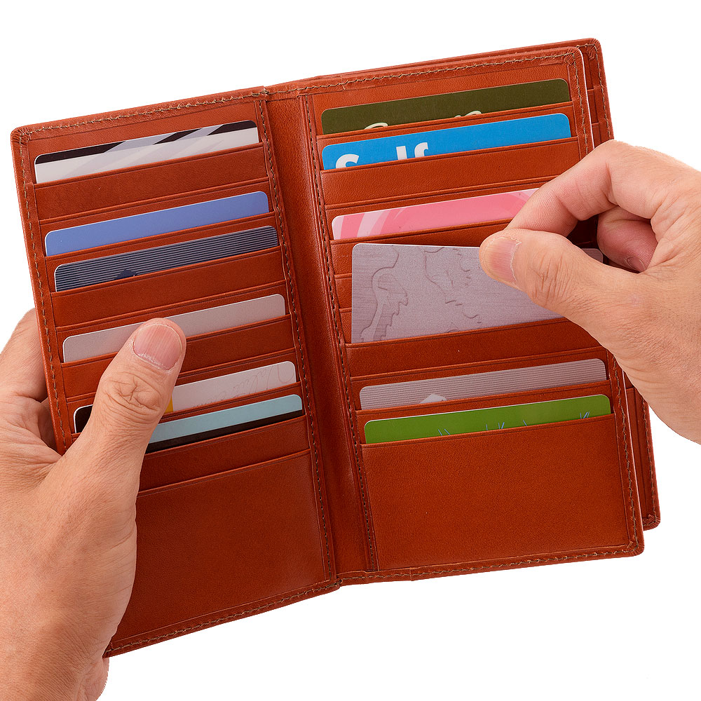 MILAGRO・イタリアンレザー・カード30枚長財布