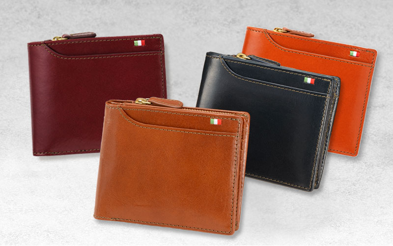 MILAGRO・イタリアンレザー23ポケット 2つ折り財布