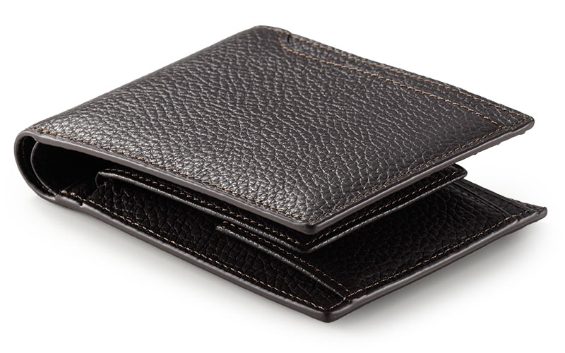 MILAGRO・イタリアンシュリンクレザー・2つ折り財布