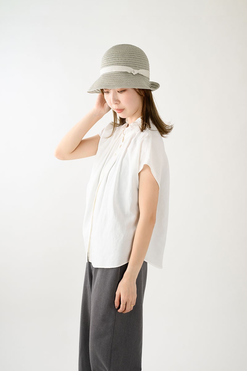 岡本帽子 マニラ麻・クロッシェ