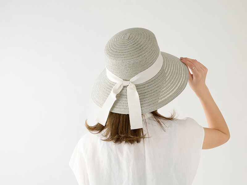 岡本帽子 マニラ麻・キャペリン