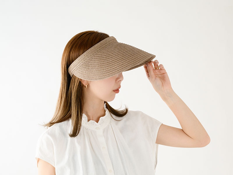 岡本帽子 マニラ麻・サンバイザー