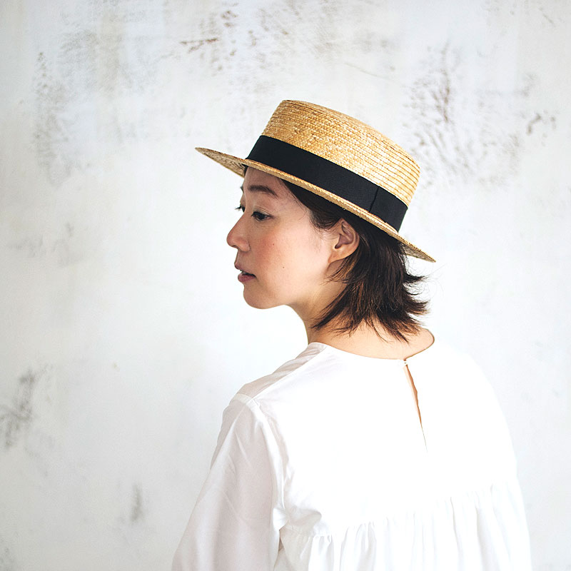 田中帽子店 Marin/G（マラン/ジー）麦わら カンカン帽
