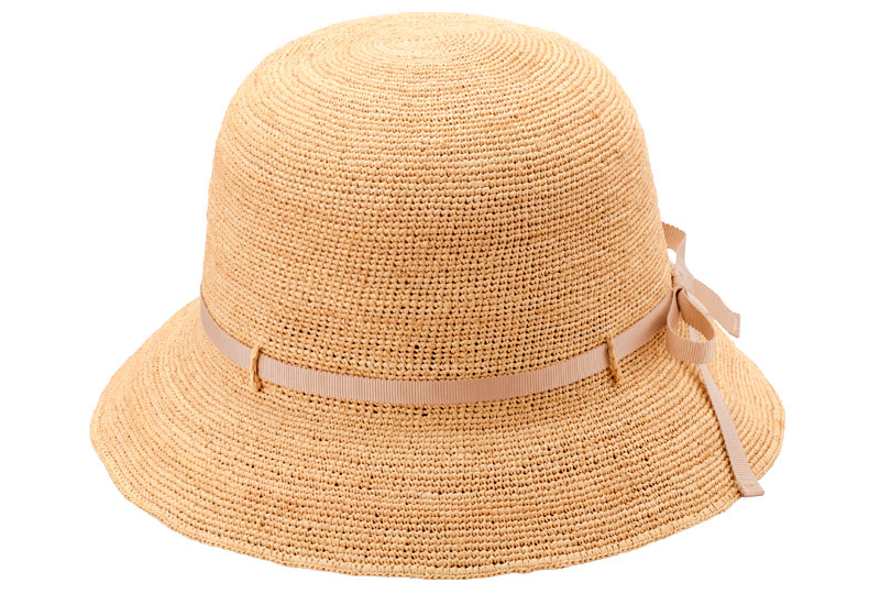 田中帽子店 Gina（ジーナ）ラフィア ショートクロッシェ