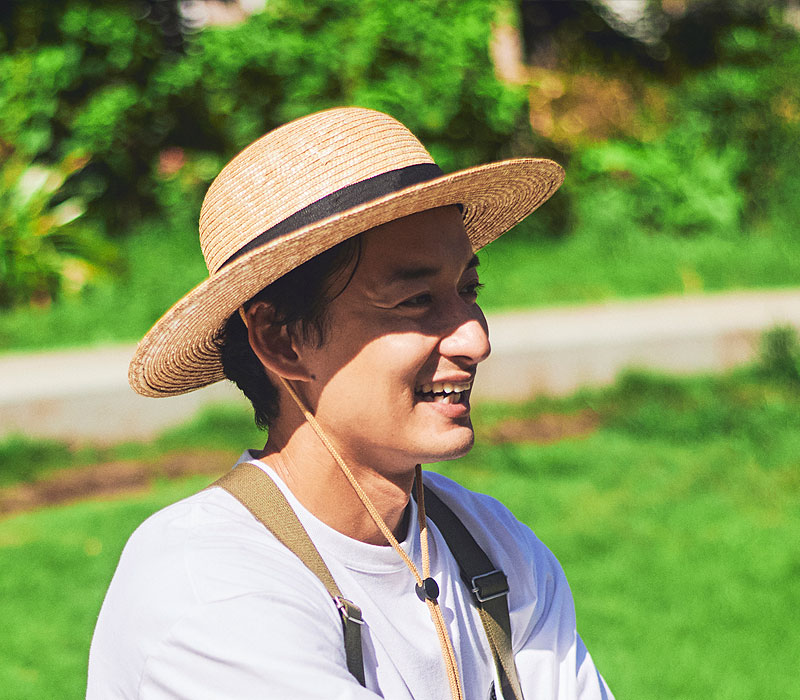 田中帽子店 Roger（ロジャー）麦わら つば広丸型ハット