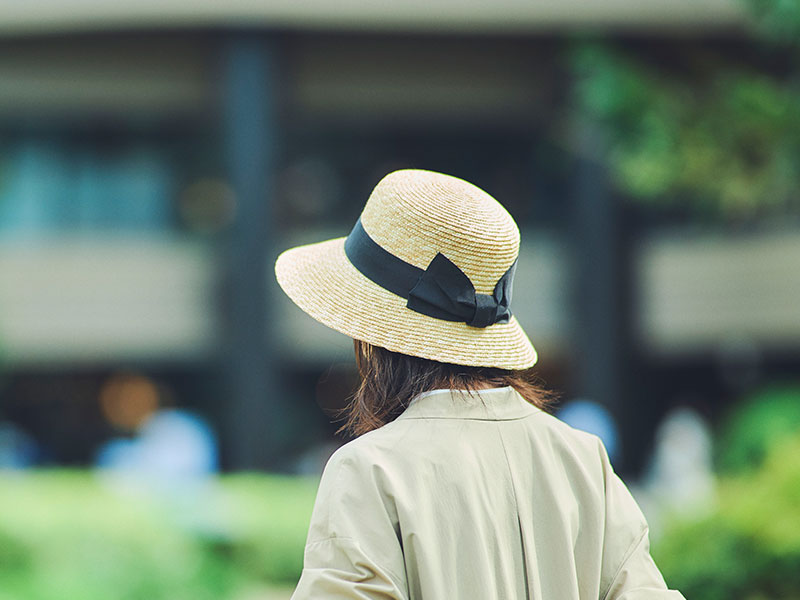 田中帽子店 Olivia（オリビア）麦わら 女優帽