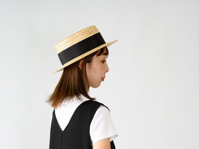 田中帽子店 Orge（オルジュ）花麦カンカン帽