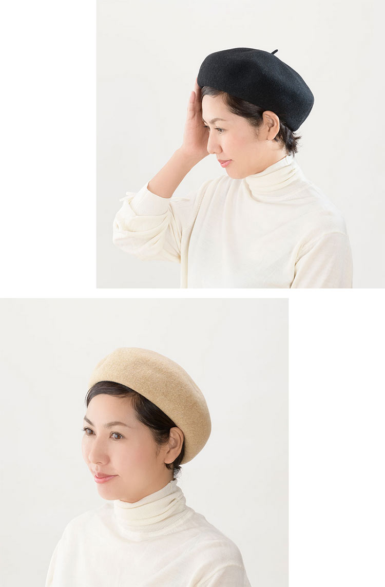 YOKOI BERET CANON（カノン） トークバスクベレー帽 