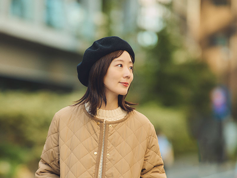 YOKOI BERET ALIN（アリン） つまみベレー帽 