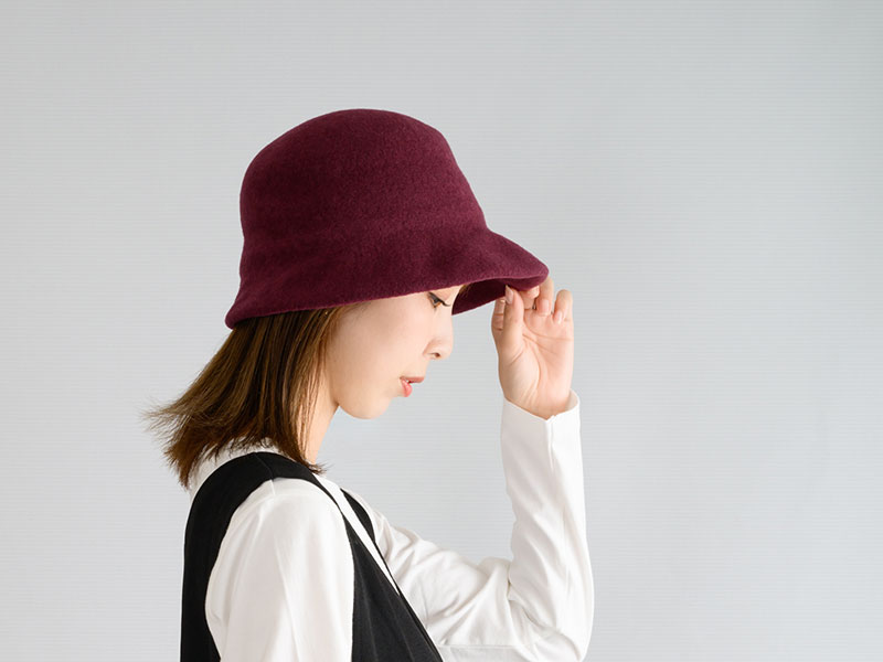 YOKOI BERET Berta2(ベルタ) ウールクロッシェ