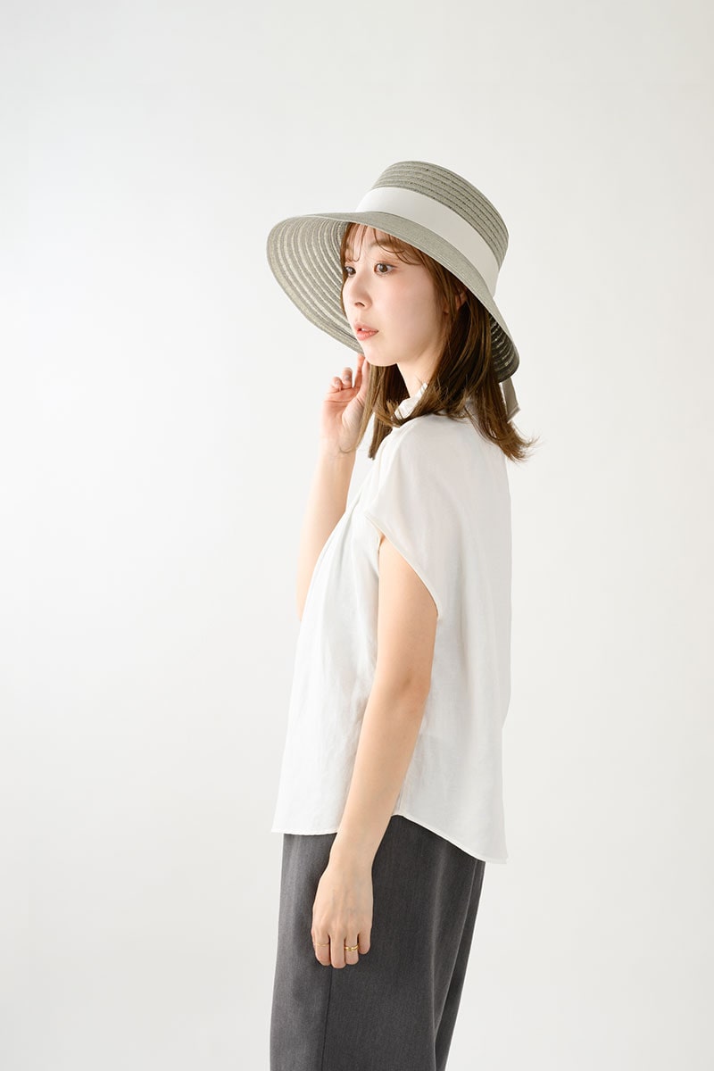 岡本帽子 マニラ麻・キャペリン