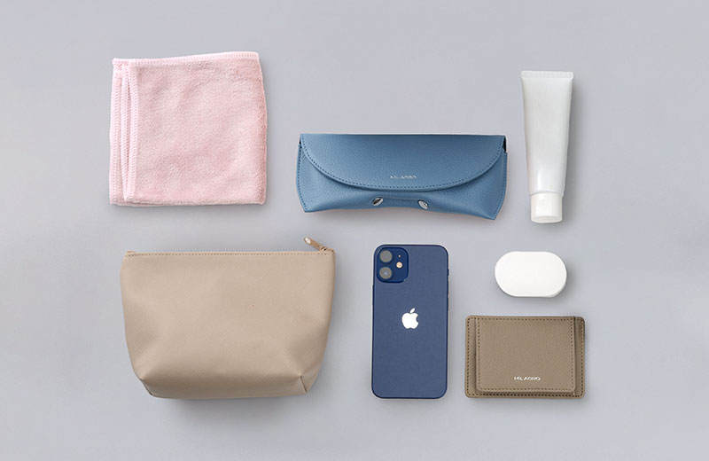 ANON ナチュラルレザー・ミニトートバッグ