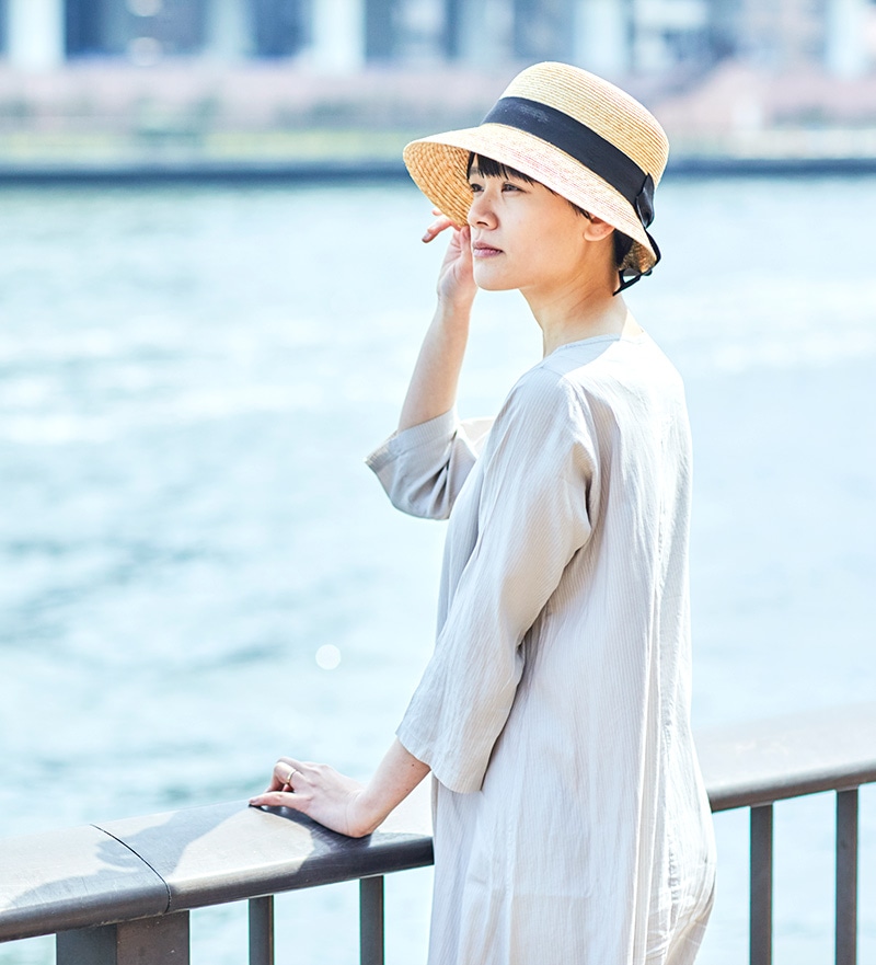 田中帽子店 Anne（アンヌ）麦わら 女優帽
