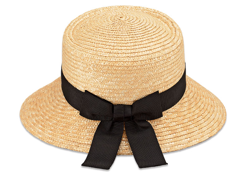 田中帽子店 Alice（アリス）麦わら ポークパイ型 女優帽
