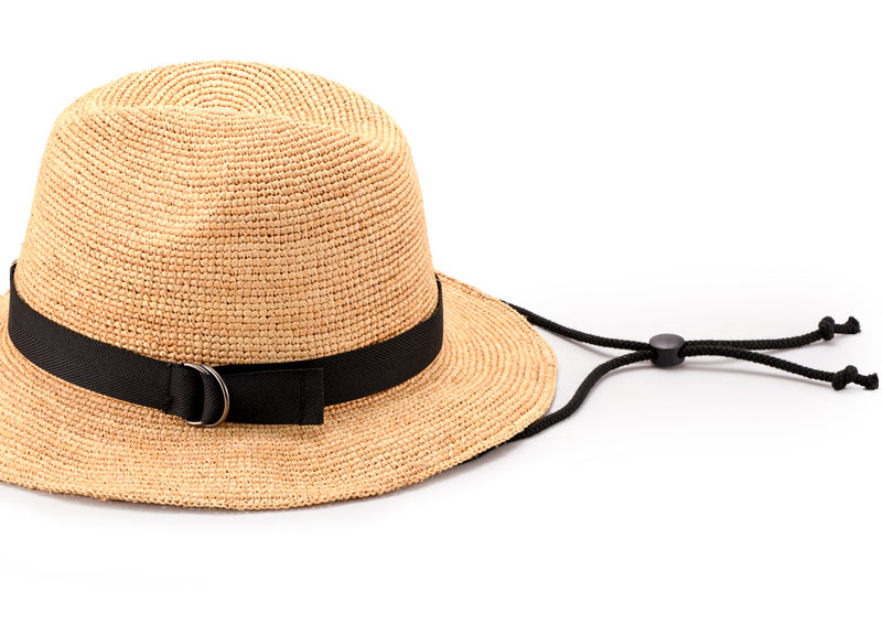 田中帽子店 Bailey（ベイリー）ラフィア 中折れつば広帽子