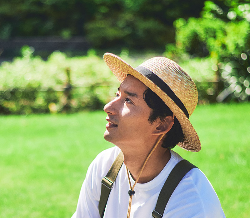 田中帽子店 Roger（ロジャー）麦わら つば広丸型ハット